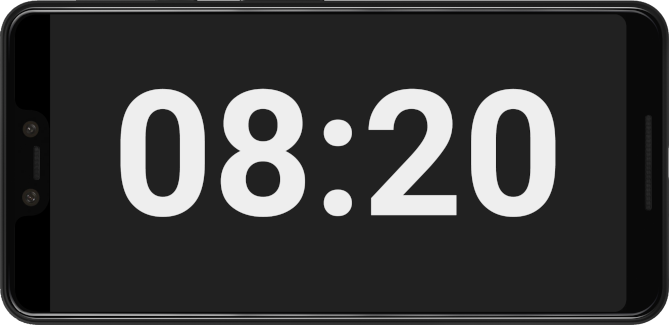 jumbo clock 24-hour time format